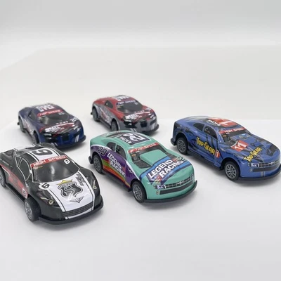 Racing Car Diecast Lot of 5 Top Gear All American 3" Pull Back Toy Cars Set - Image 1 of 4