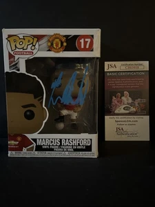 Funko Pop! Sports Football Manchester United Signed Marcus Rashford JSA COA - Picture 1 of 2