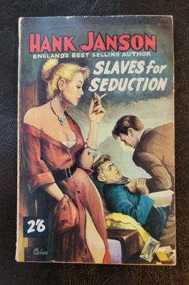 Slaves For Seduction Hank Janson Roberts And Vinter 1960 Great GGA Cover art - Image 1 of 4