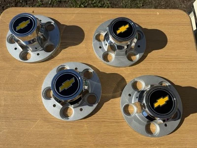 (Juego de 4) Cubierta de buje de tapa de llanta central de rueda Chevy Chevrolet Blazer K5 Rally 5 orejetas Foto 1 de 3