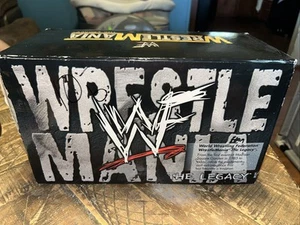 WWF WrestleMania Wrestling 14 Tape VHS Box Set 1985-1998 Vintage Wrestler Legacy - Imagen 1 de 11