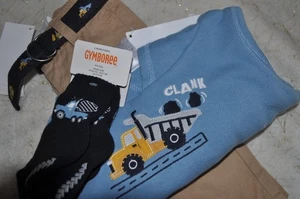 Gymboree Baby Jungen Größe 3-6 Monate Hose Kapuzen Sweatshirt Socken - Bild 1 von 13