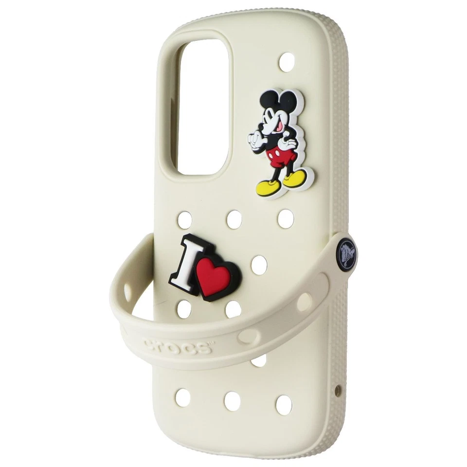 Funda Crocs con Dijes Jibbitz para Samsung Galaxy S25+ (Plus) - Beige Foto 1 de 4