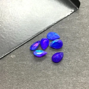 Piedras preciosas sueltas corte pera de fuego ópalo azul AAA natural fabricación etíope para joyería - Imagen 1 de 7
