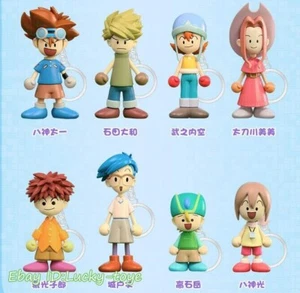 Original Digimon Yagami Taichi MIMI Figure Toy Hanging Keychain Blind Box - Picture 1 of 13