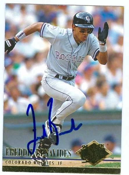 Freddie Benavides autographed Baseball Card (Rockies) 1994 Fleer Ultra #180 - Image 1 of 1