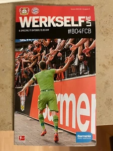 PROGRAMM WERKSELF LIVE BAYER 04 LEVERKUSEN v FC BAYERN MÜNCHEN SAISON 17.10.21 - Bild 1 von 2