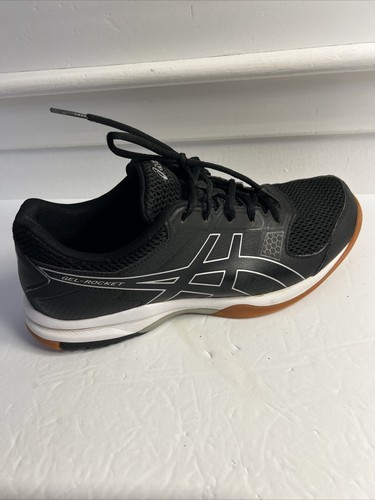 Scarpe sneakers Asics Gel Rocket nere B756Y pallavolo corsa donna taglia 10