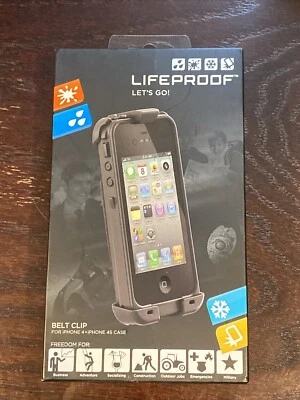 OEM LifeProof Belt Clip for iPhone 4 and 4s (Clip Only Not Case) Black open box - Image 1 of 4