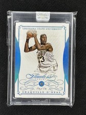 2016 Panini Flawless Shaquille O’Neal Platinum 1/1 Diamond Sealed No. 36 LSU