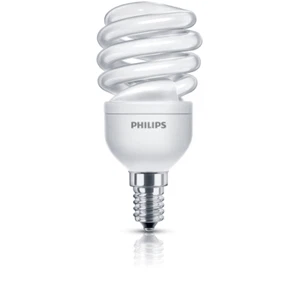 Philips Economy Ampoule Spirale 12w e14 2700°K Lumière Chaude - Picture 1 of 2