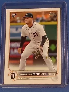 SPENCER TORKELSON 2022 TOPPS COMPLETE SETS RC IMAGE VARIATION #658 ROOKIE TIGERS - Picture 1 of 4