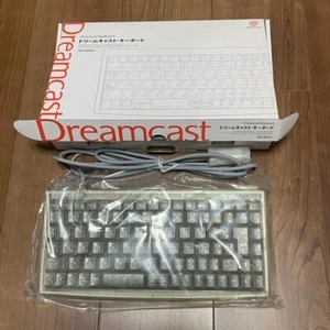 SEGA Dreamcast Official Clear Keyboard HKT-4000 Japan Import DC - Picture 1 of 8