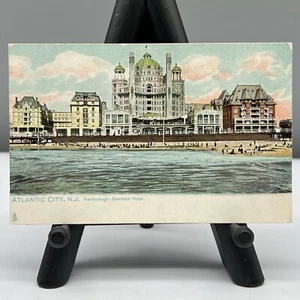 NJ ATLANTIC CITY Boardwalk Hotel Marlborough-Blenheim Annex TUCK POSTCARD 1089 - Picture 1 of 7
