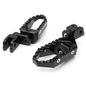 TOUR Front 25mm Lowering Foot Pegs Black For Tiger 800 XC/XCX/XCA 15 16 17 18 - Picture 1 of 6