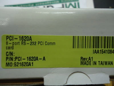 PCI-1620A Advantech 8port RS-232 PCI Comm Card Brand New! - Image 1 of 3