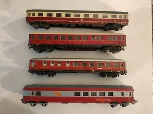 LIMA COLLECTION, ROCO, MÄRKLIN, FLEISCHMANN, FOUR PASSENGER WAGONS, SCALE HO - Picture 1 of 10
