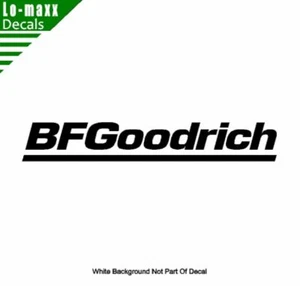 Calcomanía de vinilo troquelada calidad superior diseño gráfico neumáticos BF Goodrich  - Imagen 1 de 20
