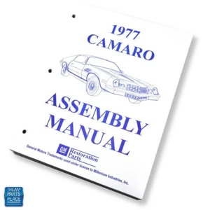 1977 Camaro Factory GM Assembly Manual Each Loose Leaf / Unbound - Picture 1 of 4