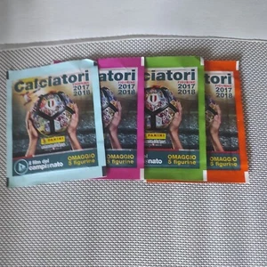 Set 4 Bustine sigillate Calciatori Panini 2017/2018 Film Campionato C6-C25 - Foto 1 di 1