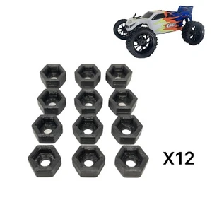 Losi Mini-T 2.0 & Mini-B (12) Wheel Hex Adapters 8mm To 12mm Big Tire Conversion - Picture 1 of 4