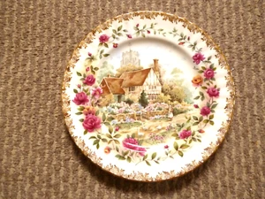 ROYAL ALBERT FOUR SEASONS SUMMER DISPLAY PLATE BY F.F ERRILL 20.5 CM - Picture 1 of 2
