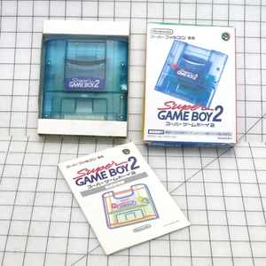 Nintendo Super Game Boy 2 para Super Famicom azul translúcido importación de Japón en caja original - Imagen 1 de 9