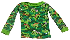 Teenage Mutant Ninja Turtle Nickelodeon 3T Pajama Top Shirt Long Sleeve TMNT - Picture 1 of 2