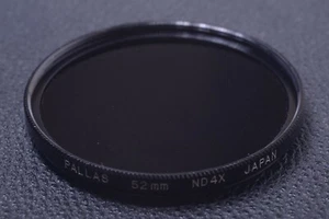 ✅ PALLAS NEUTRAL DENSITY ND4X 52MM FILTER GENUINE LENS OR CAMERA SCREW IN 16-3 - Picture 1 of 2