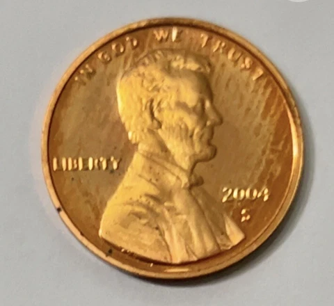 2004 S Proof Lincoln Memorial Cent - Free Shipping Cover