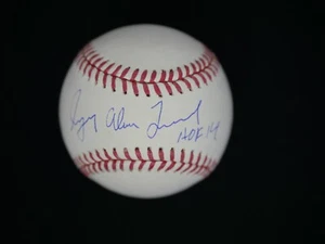 GREGORY ALAN MADDUX NOME COMPLETO FIRMATO UFFICIALE OMLB BASEBALL "HOF 14" BAS COA - Foto 1 di 2