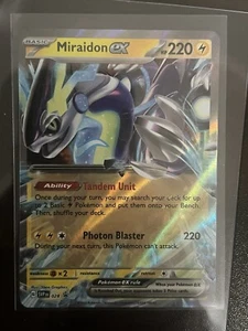 Miraidon ex 028 Sv: Scarlet & Violet Promo Cards Holo - Picture 1 of 2