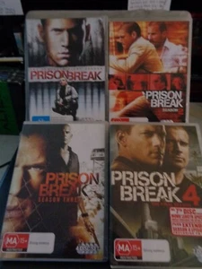 DVD: PRISON BREAK TV SERIES DVDS SEASON 1-4 9321337065939 WENTWORTH MILLER - Picture 1 of 10