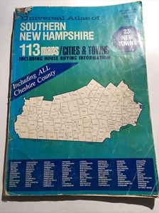 vintage Universal Atlas Of Southern New Hampshire 113 Maps abf - Imagen 1 de 9