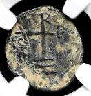 KRZYŻOWCY, Cypr. Ryszard. Król Anglii, 1189-1199. Æ Tetarteron, NGC Fine