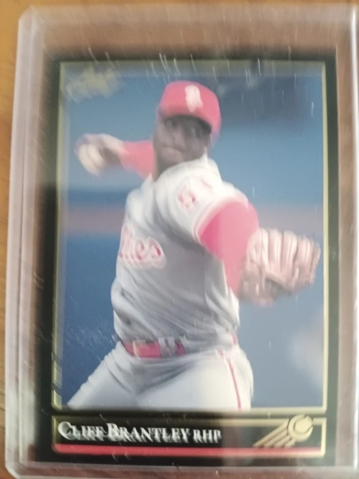 CLIFF BRANTLEY PHILLIES 1992 LEAF GOLD EDITION SERIES 2 BASEBALL CARD #434 - Image 1 of 1