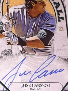 Jose Canseco 2023 Onyx Vintage Extended Baseball BLUE AUTO #OA-JO - Picture 1 of 3