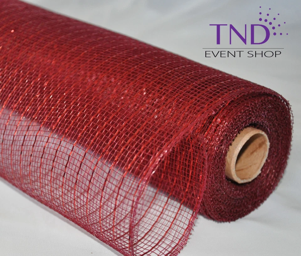 Rollos de envoltura de malla decorativa metálica 21" x 10 YDS Foto 1 de 1