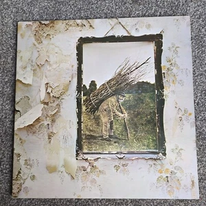LED ZEPPELIN IV 4 UK REISSUE VINYL LP ATLANTIC K50008 A2/B2 EX/EX - Picture 1 of 10