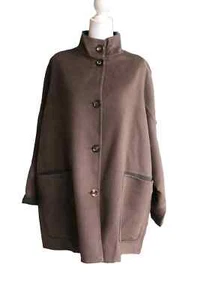 $3,795 Manzoni 24 Loro Piana Double Faced Cashmere Blend Swing Coat SZ 8/L NWT - Picture 1 of 17