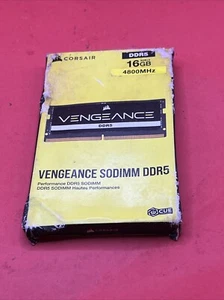 CORSAIR Vengeance 16GB (2 x 8GB) 262-Pin DDR5 SO-DIMM DDR5 4800 (PC4 38400) Lapt - Picture 1 of 7