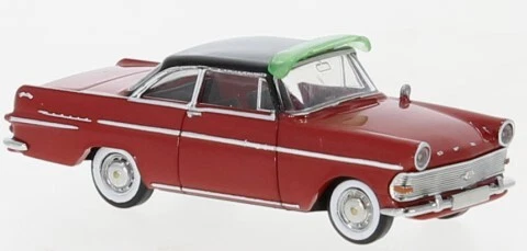 BREKINA 20070 Scala HO Opel P2 Coupe colore rosso/nero anno 1960 - Immagine 1 di 1