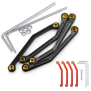 4 pezzi tiranti sterzo in metallo tiranti asta di collegamento per cingolato Kyosho Jimny 1/18 - Foto 1 di 17