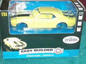TESTORS 1969 CHEVY CAMARO SS ASSEMBLY KIT YELLOW 1/24 SKILL LEVEL 2 SEALED - Picture 1 of 5