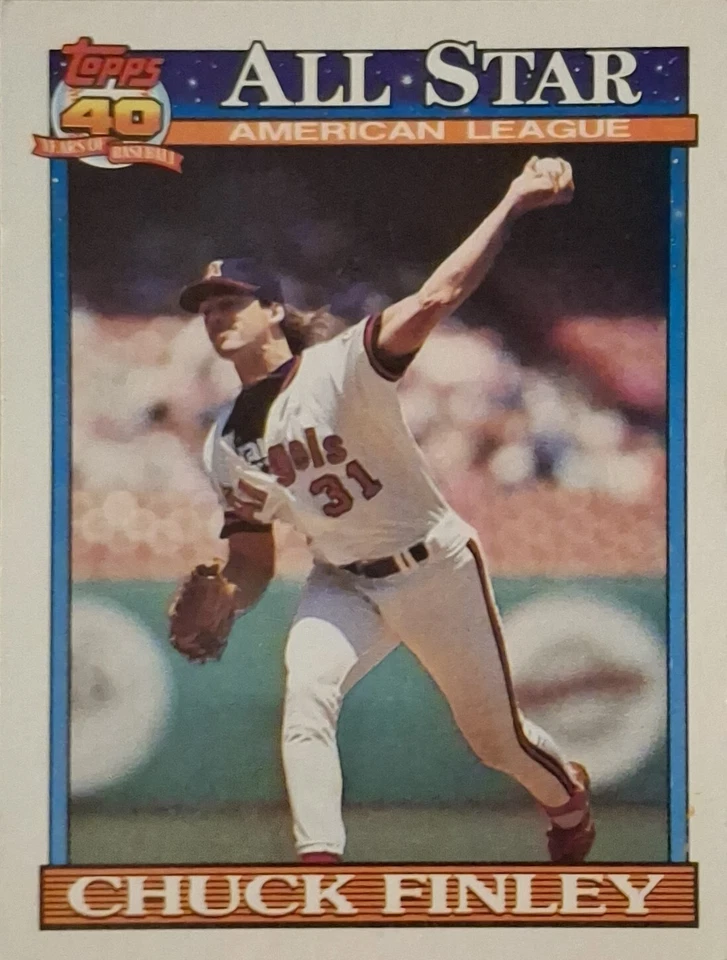 1991 Topps #395 Chuck Finley  - Image 1 of 1