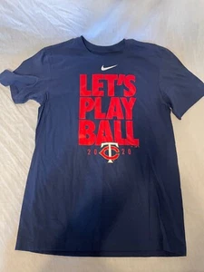 Nike Minnesota Twins Dri Fit MLB 2020 Postseason T-Shirt Herren Größe Small - Bild 1 von 3