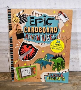 NEW Epic Cardboard Adventures - Manlapig -Paperback Book -Homeschool Art Crafts - Foto 1 di 4