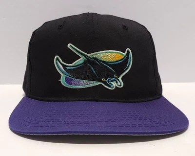 Vintage 1990s Tampa Bay Devil Rays New Era MLB Medium - Large Snapback Hat Cap - Image 1 of 4