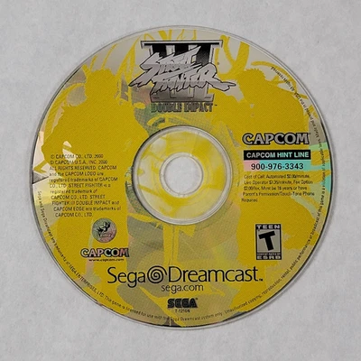 Street Fighter III Double Impact - Loose Sega Dreamcast Disc - Image 1 of 2