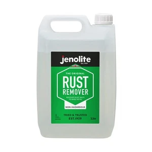 Jenolite Eco Friendly Rust Remover Non-Hazardous Metal Fuel Tank 5 Litres - Picture 1 of 12